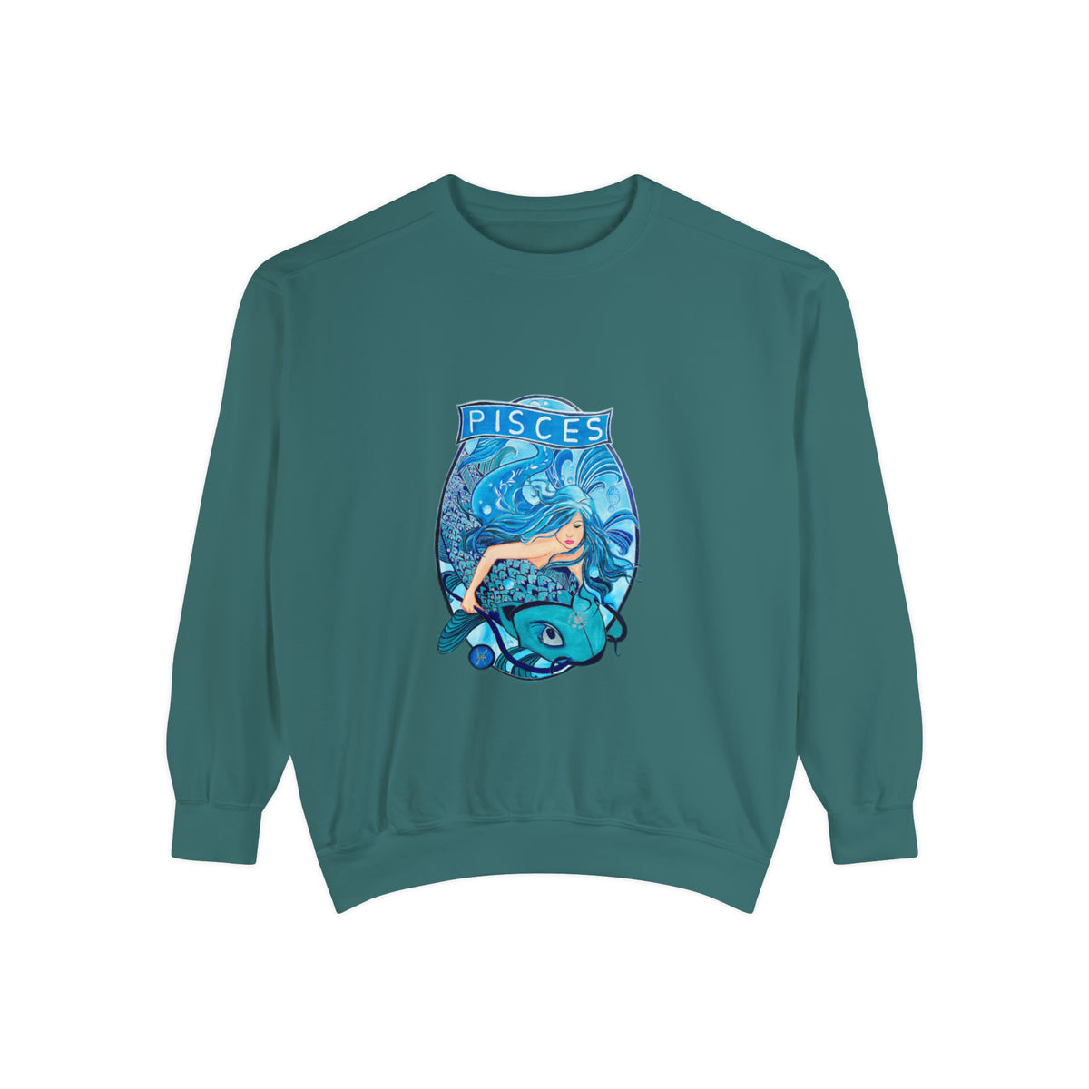 Unisex Garment-Dyed Sweatshirt - Ira World Art LLC