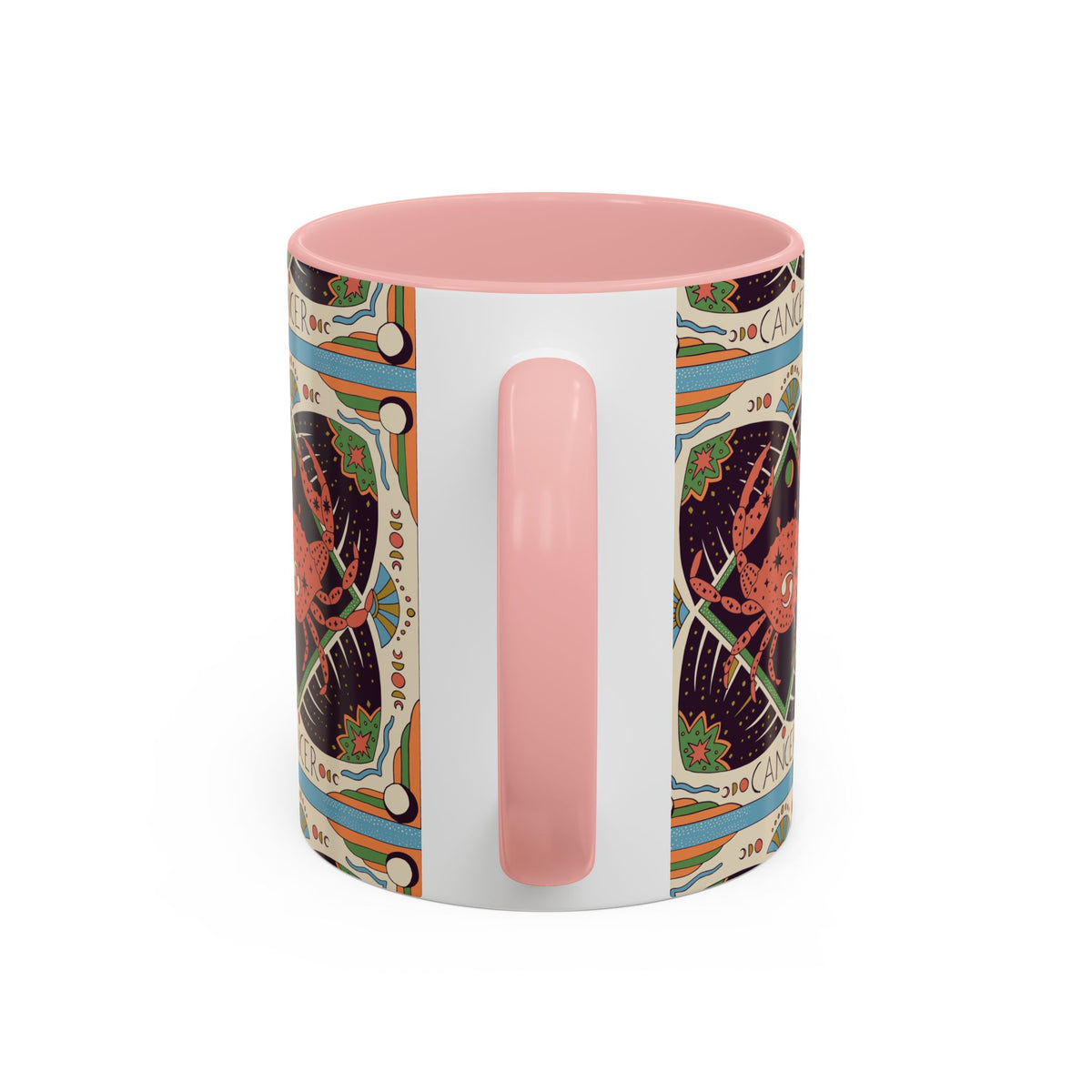 Colorful Capricorn Ceramic Mug, Custom 11oz & 15oz Zodiac Coffee Cup - Ira World Art LLC