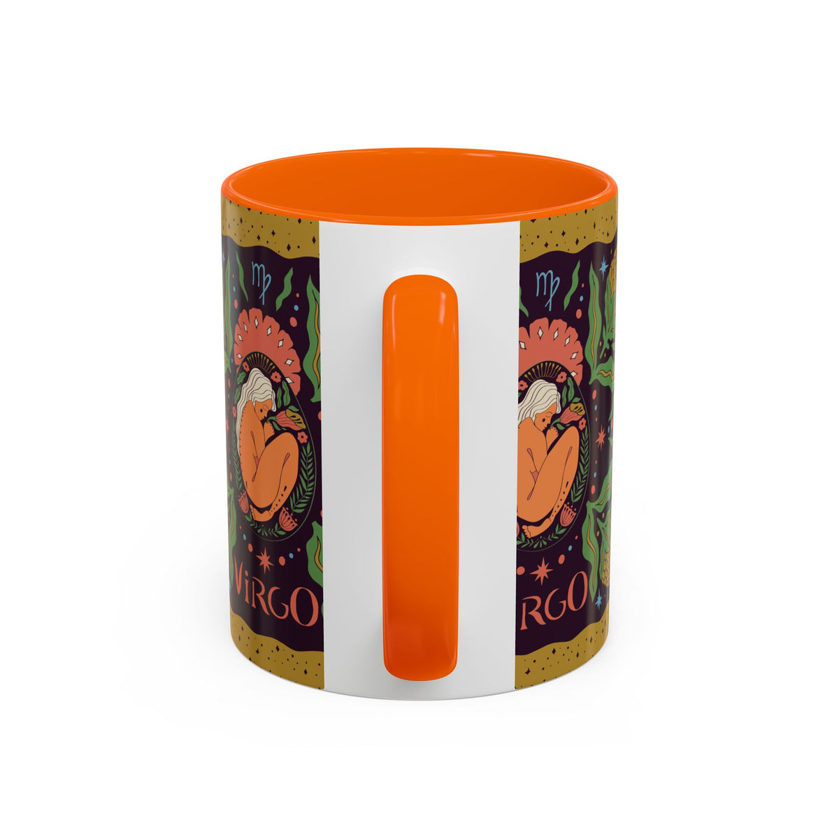 Virgo Zodiac Custom Coffee Mug, Colorful Ceramic 11oz and 15oz Design - Ira World Art LLC