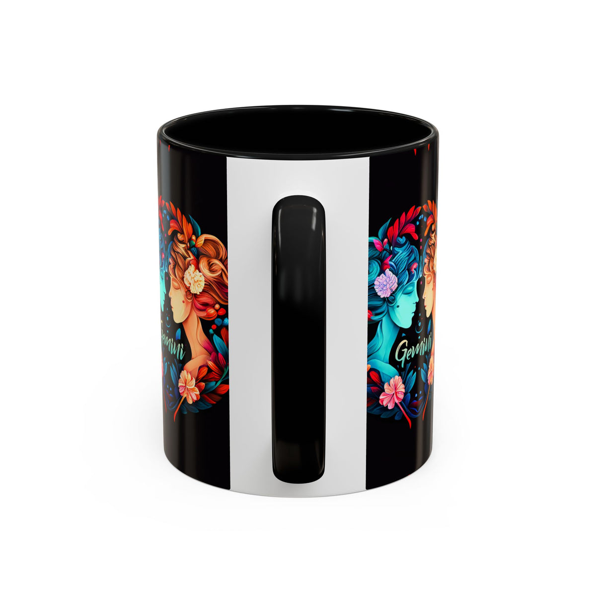 Gemini Zodiac Coffee Mug, Custom Ceramic 11oz & 15oz Colorful Design - Ira World Art LLC