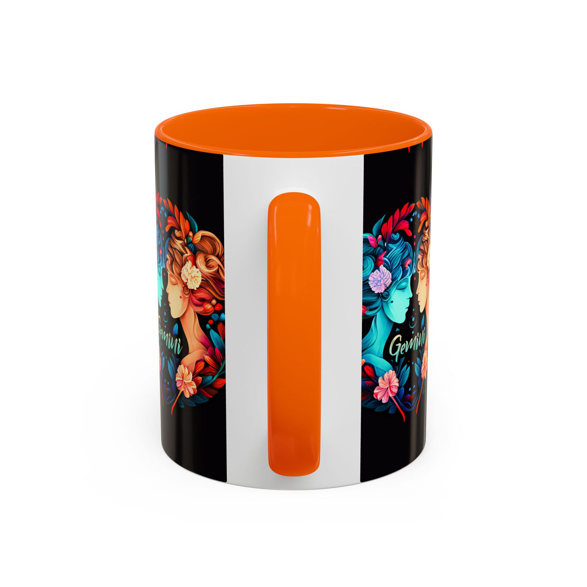 Gemini Zodiac Coffee Mug, Custom Ceramic 11oz & 15oz Colorful Design - Ira World Art LLC