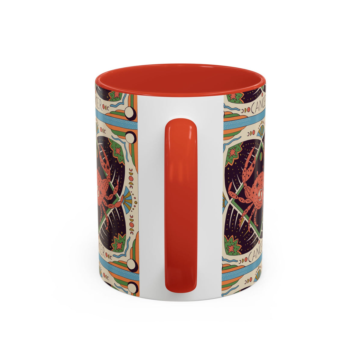 Colorful Capricorn Ceramic Mug, Custom 11oz & 15oz Zodiac Coffee Cup - Ira World Art LLC