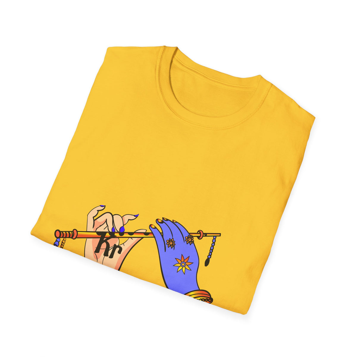 Spiritual Unisex T-Shirt, Comfortable Cotton Tee with 'Radhe Radhe' Design, Perfect for Festivals, Gifts for Friends, Everyday Wear - Ira World Art LLC