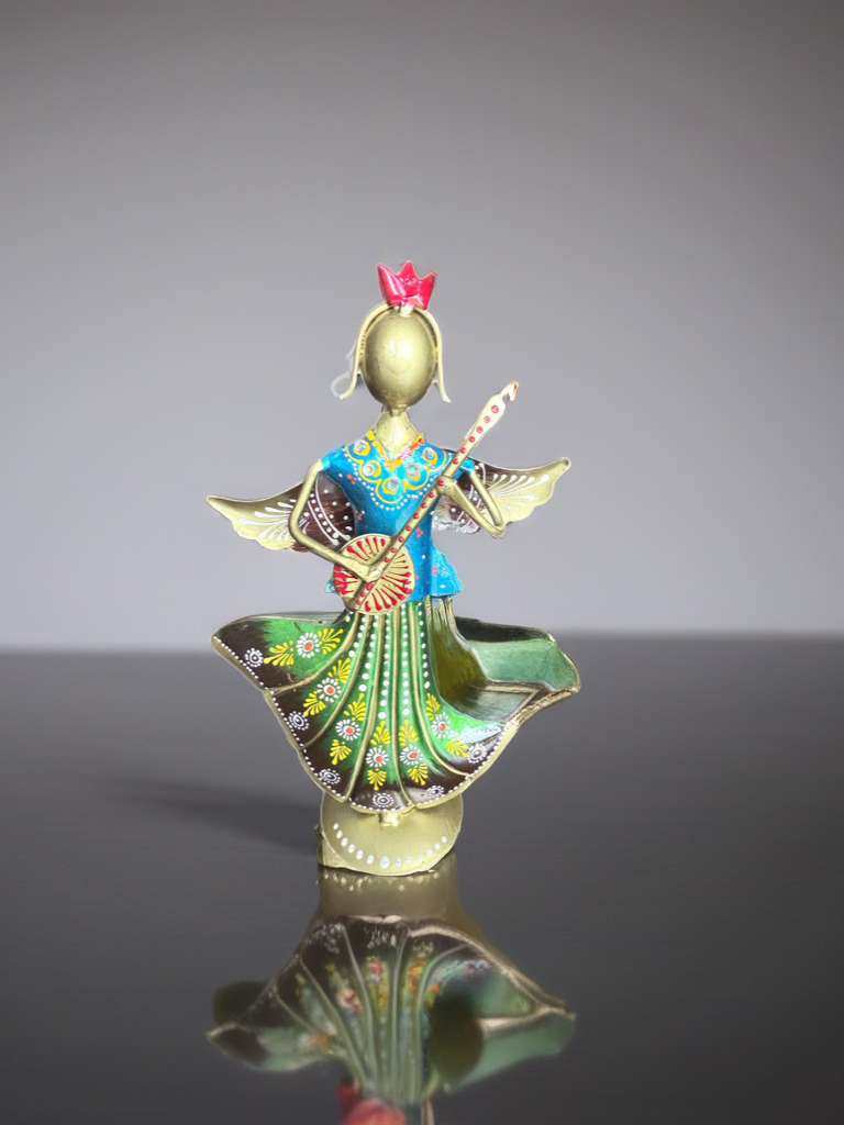 Set of 3 Traditional Rajasthani Folk Art Decor - Ira World Art LLC