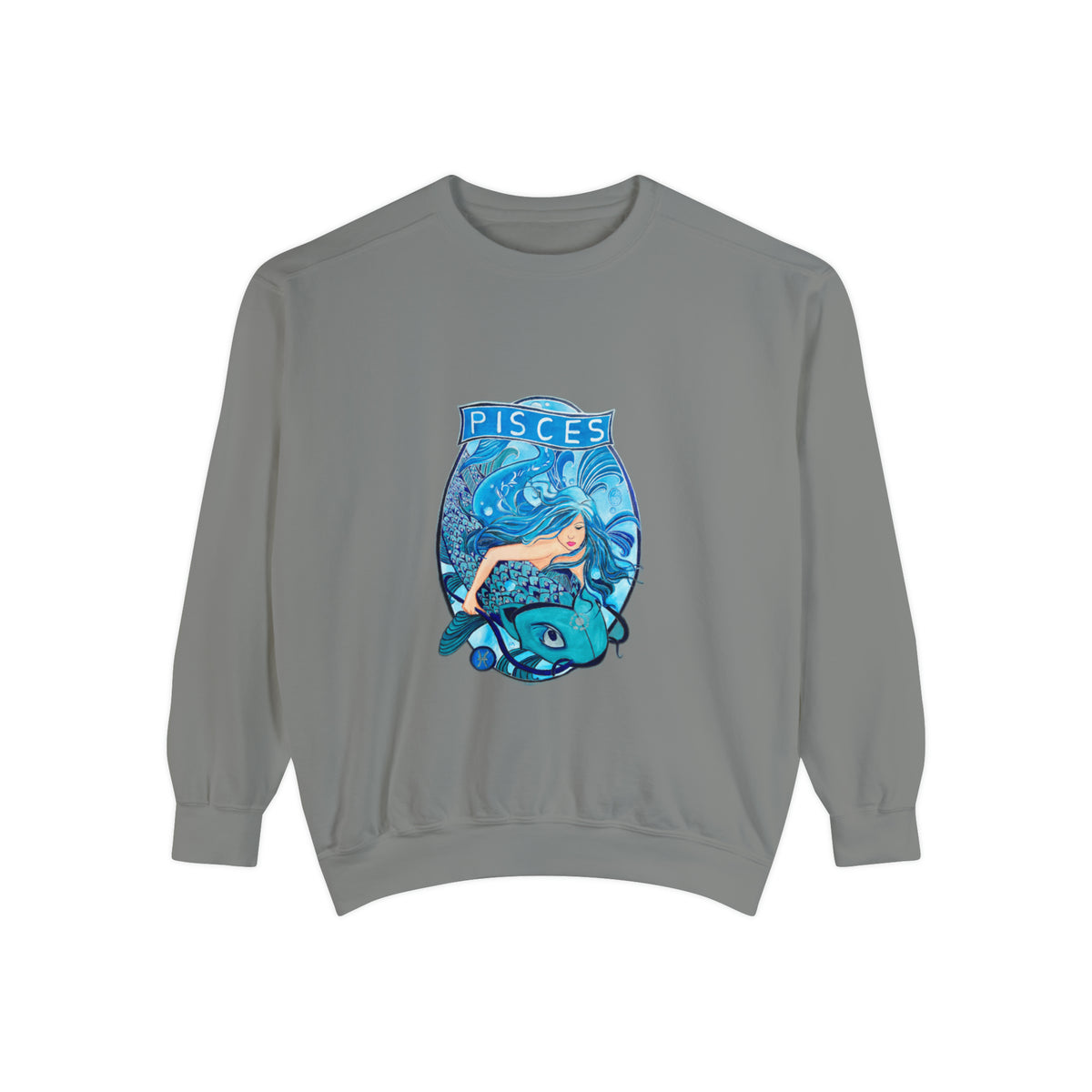 Unisex Garment-Dyed Sweatshirt - Ira World Art LLC