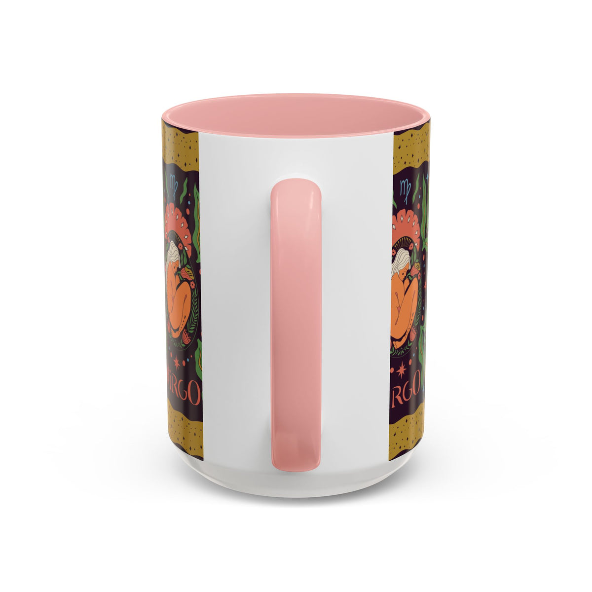Virgo Zodiac Custom Coffee Mug, Colorful Ceramic 11oz and 15oz Design - Ira World Art LLC