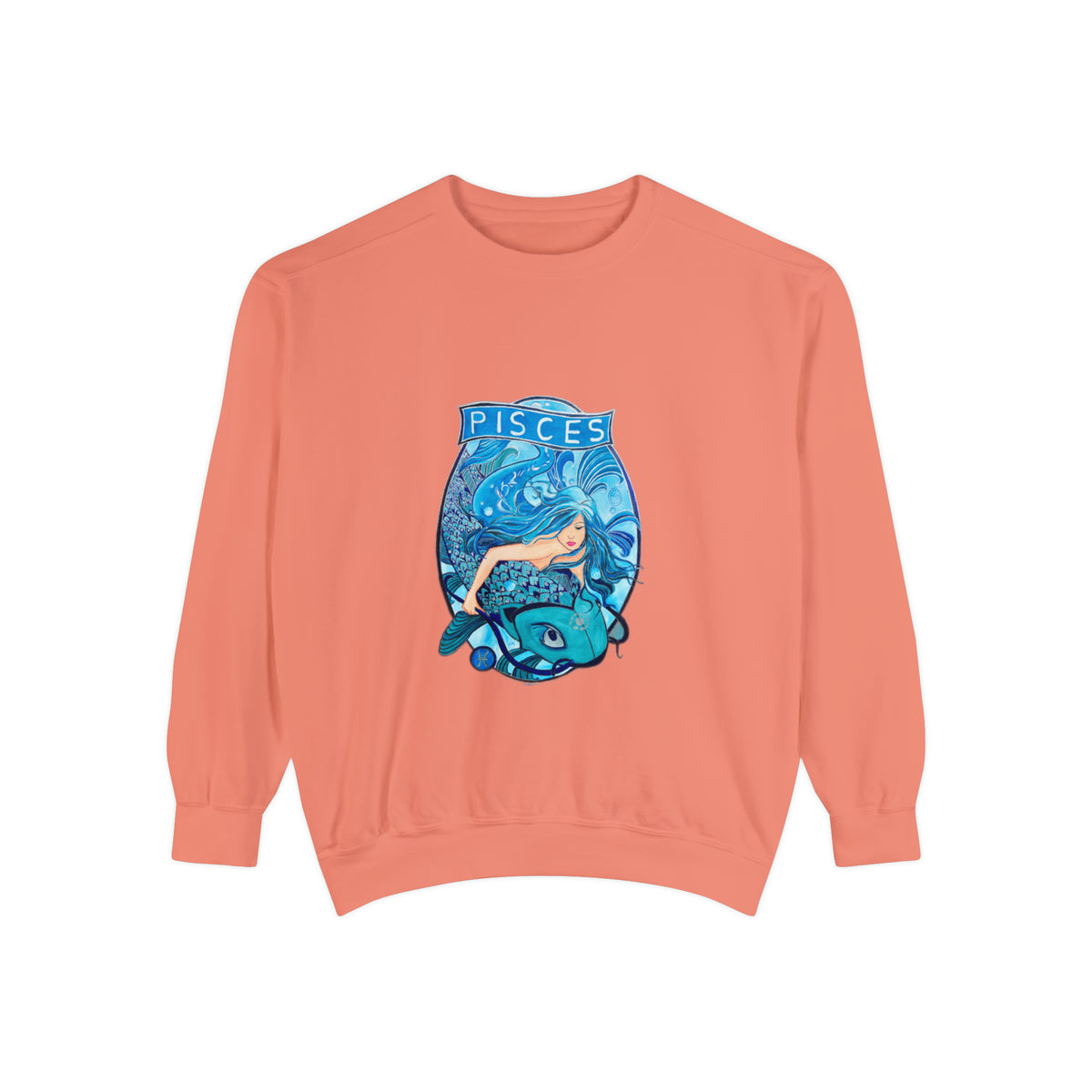 Unisex Garment-Dyed Sweatshirt - Ira World Art LLC