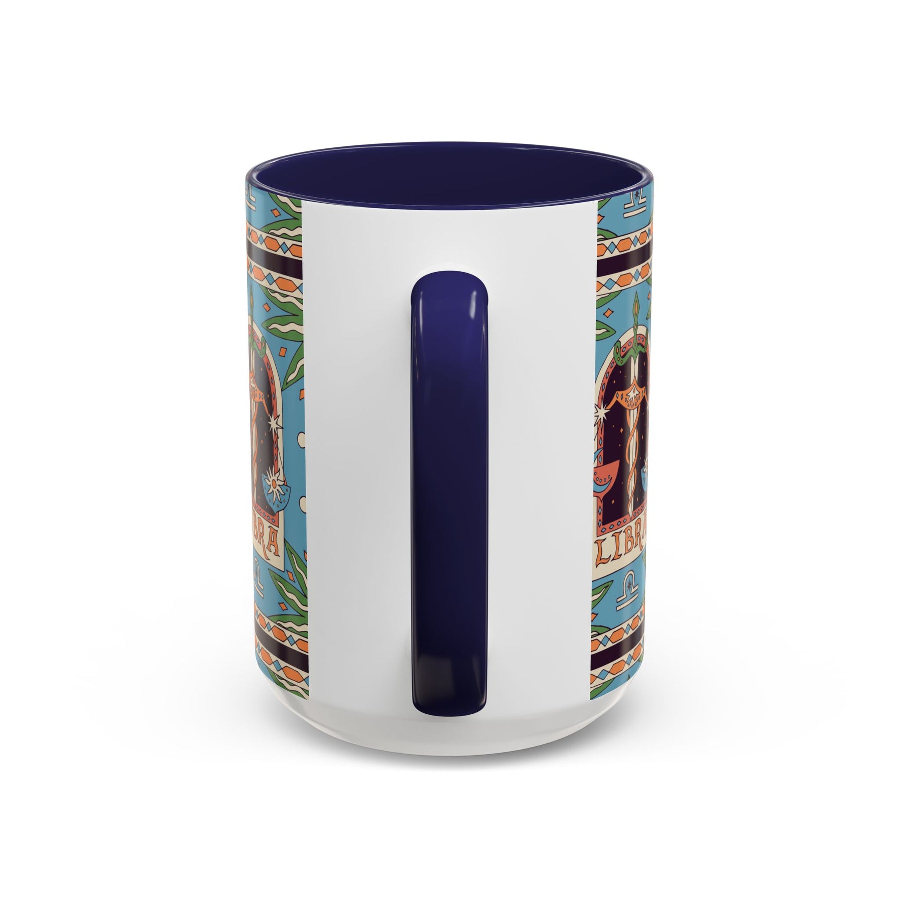 Custom Libra Coffee Mug, Colorful Ceramic 11oz & 15oz Zodiac Design - Ira World Art LLC