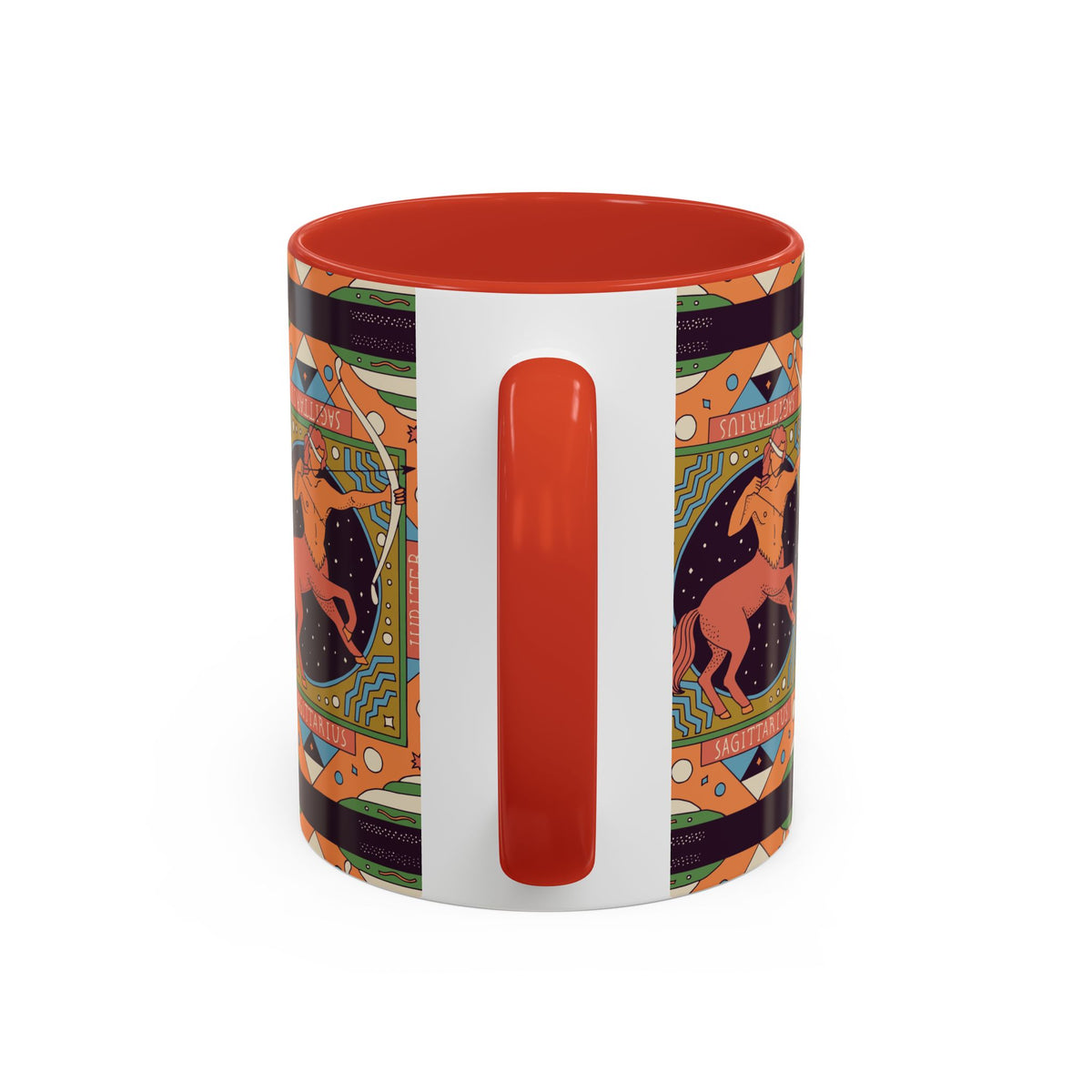 Sagittarius Custom Coffee Mug, Vibrant 11oz & 15oz Unique Printed Design - Ira World Art LLC