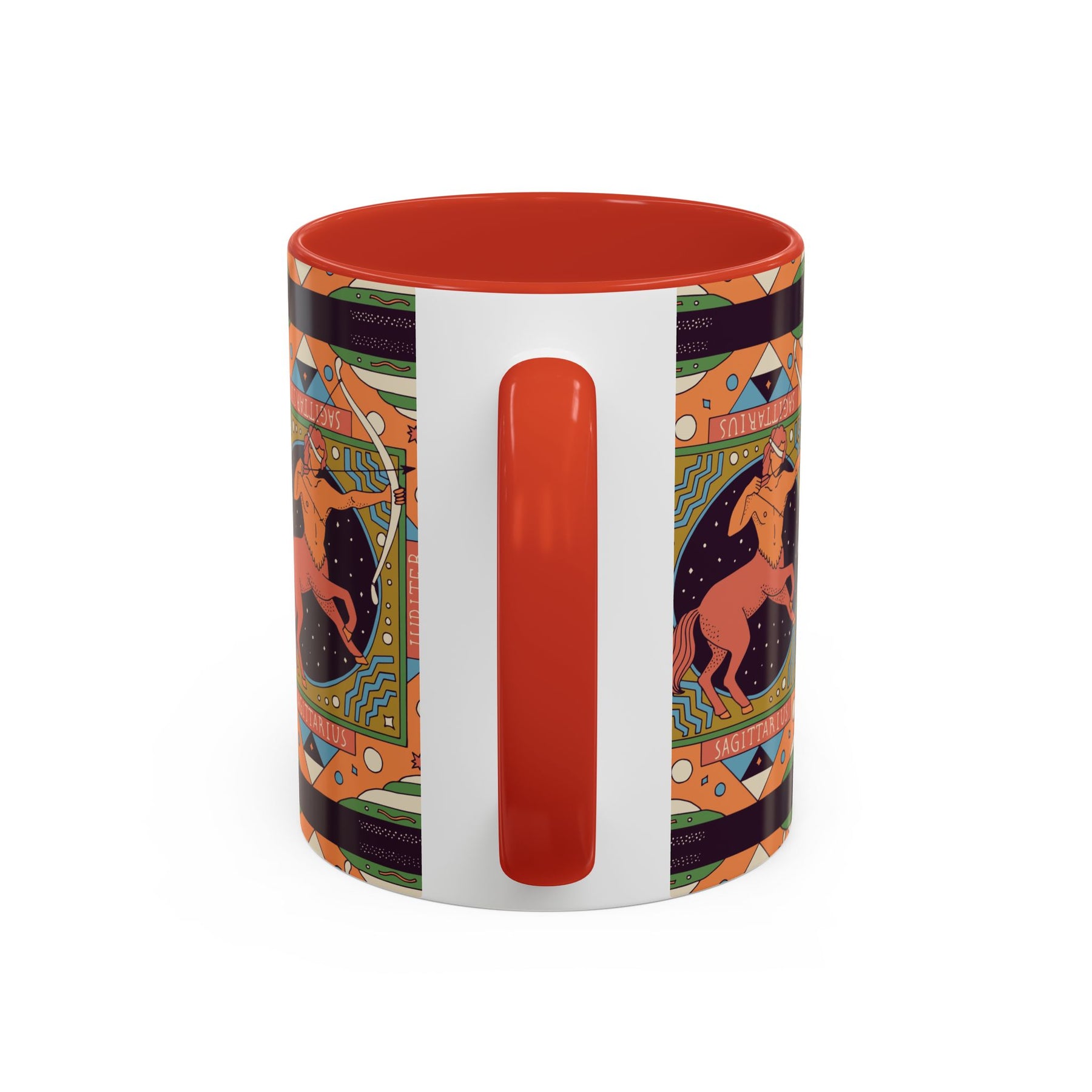 Sagittarius Custom Coffee Mug, Vibrant 11oz & 15oz Unique Printed Design - Ira World Art LLC