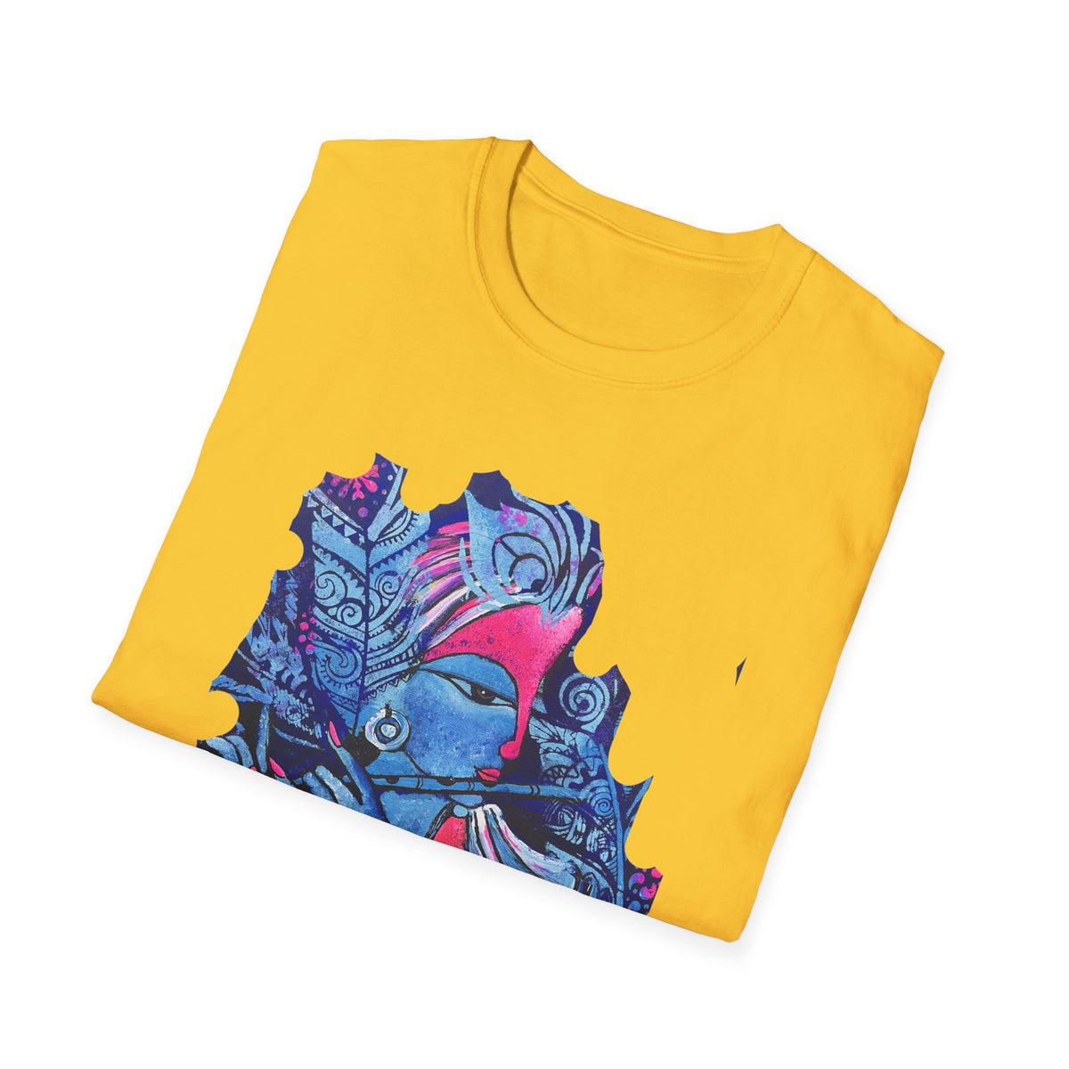 Radha Krishna Painting Print Unisex T-Shirt, Hindu Deity Tee, Spiritual Clothing, Religious Art Shirt, Festival Wear - Ira World Art LLC