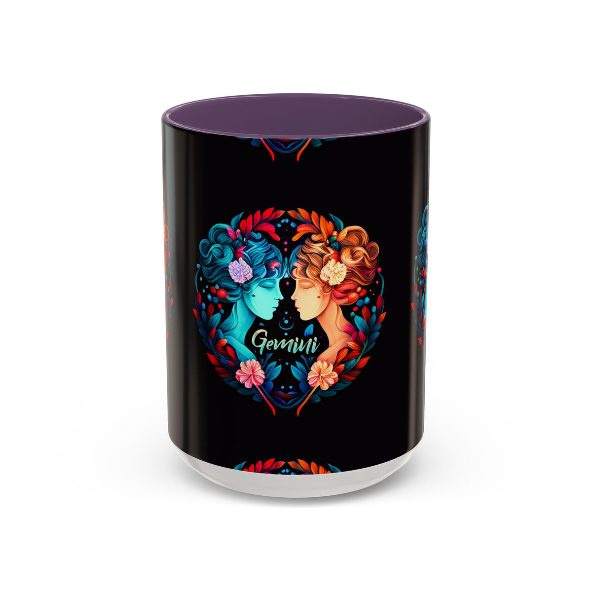 Gemini Zodiac Coffee Mug, Custom Ceramic 11oz & 15oz Colorful Design - Ira World Art LLC