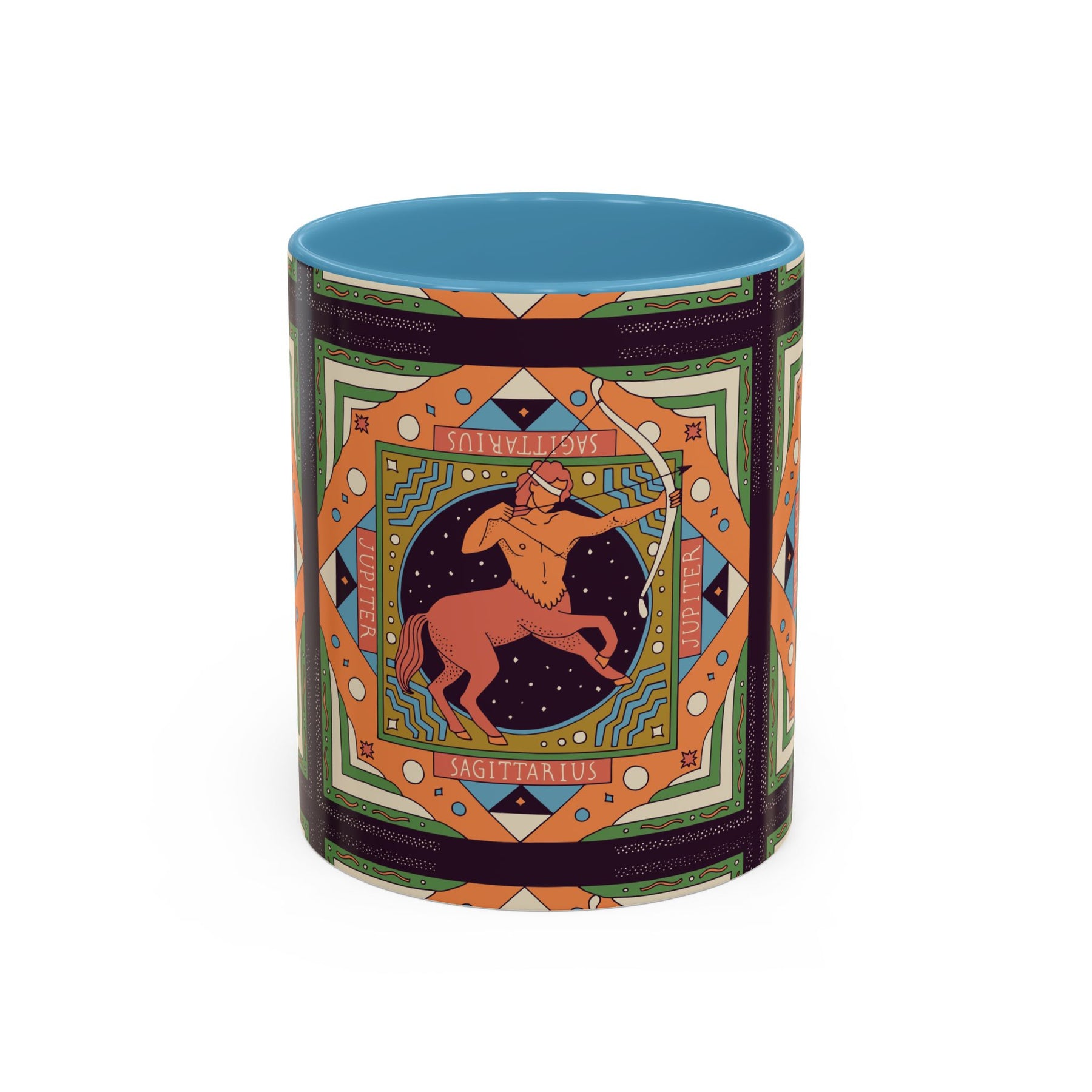 Sagittarius Custom Coffee Mug, Vibrant 11oz & 15oz Unique Printed Design - Ira World Art LLC