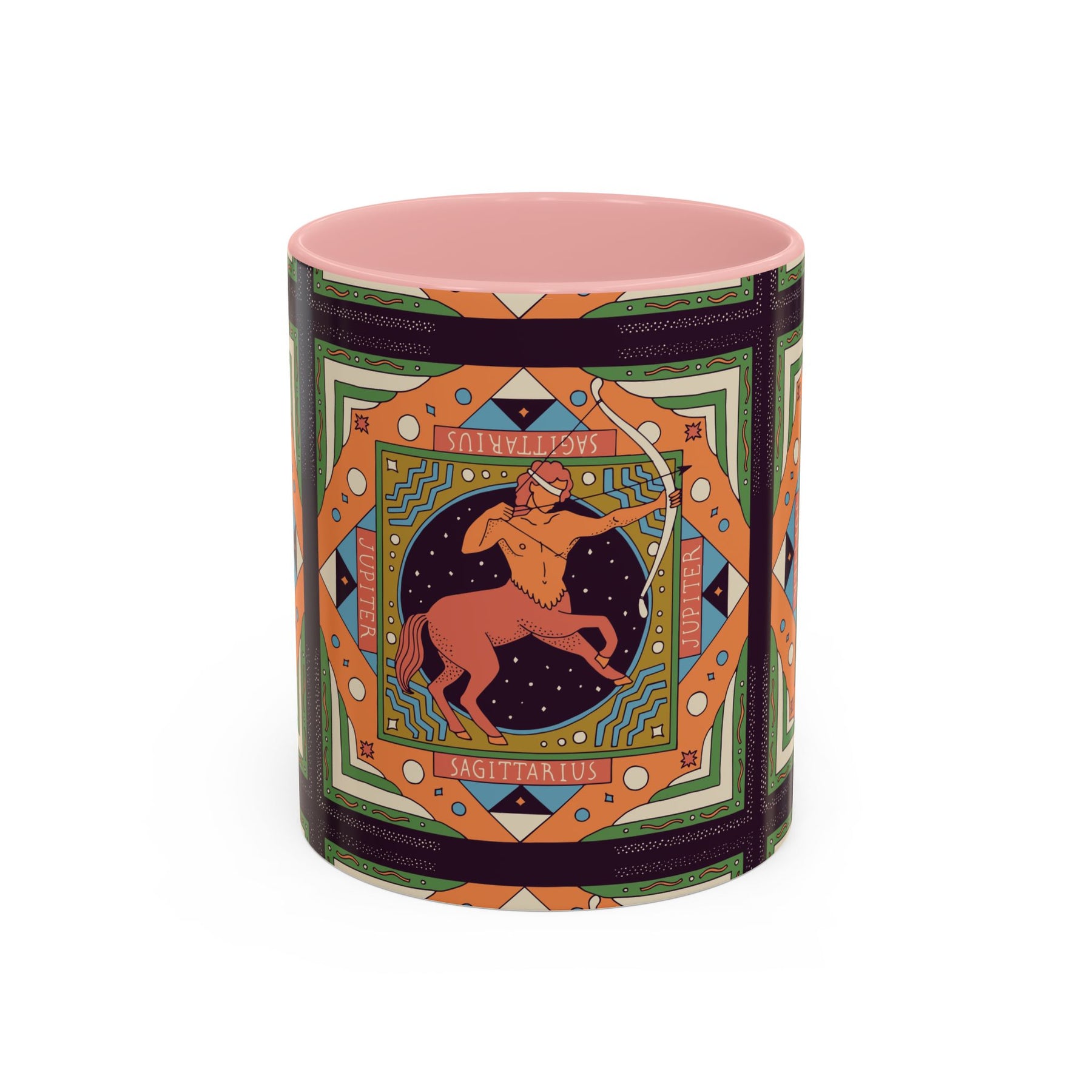 Sagittarius Custom Coffee Mug, Vibrant 11oz & 15oz Unique Printed Design - Ira World Art LLC