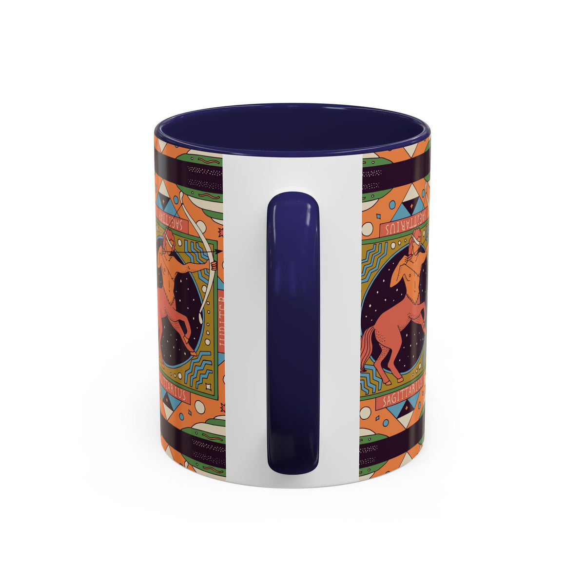 Sagittarius Custom Coffee Mug, Vibrant 11oz & 15oz Unique Printed Design - Ira World Art LLC