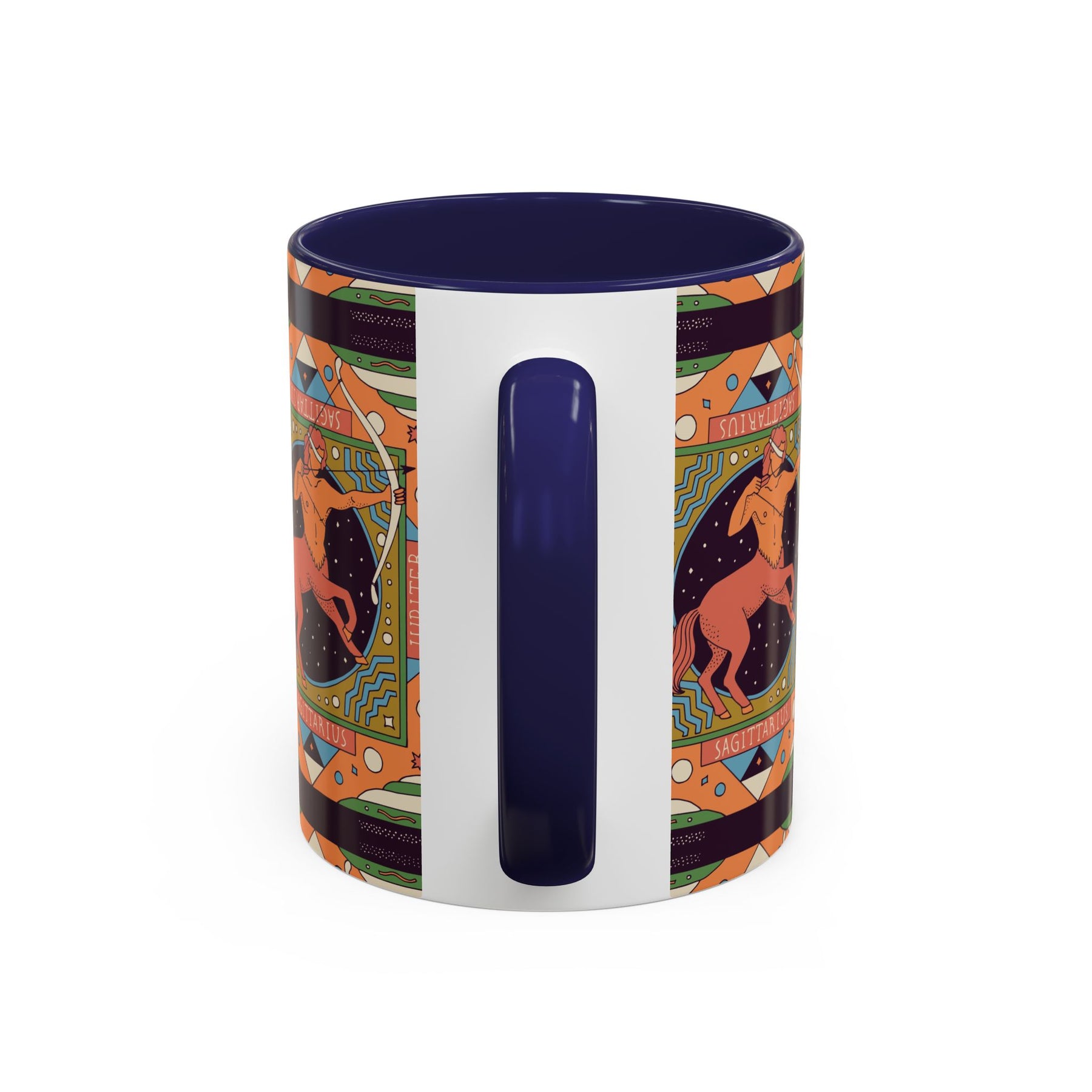 Sagittarius Custom Coffee Mug, Vibrant 11oz & 15oz Unique Printed Design - Ira World Art LLC