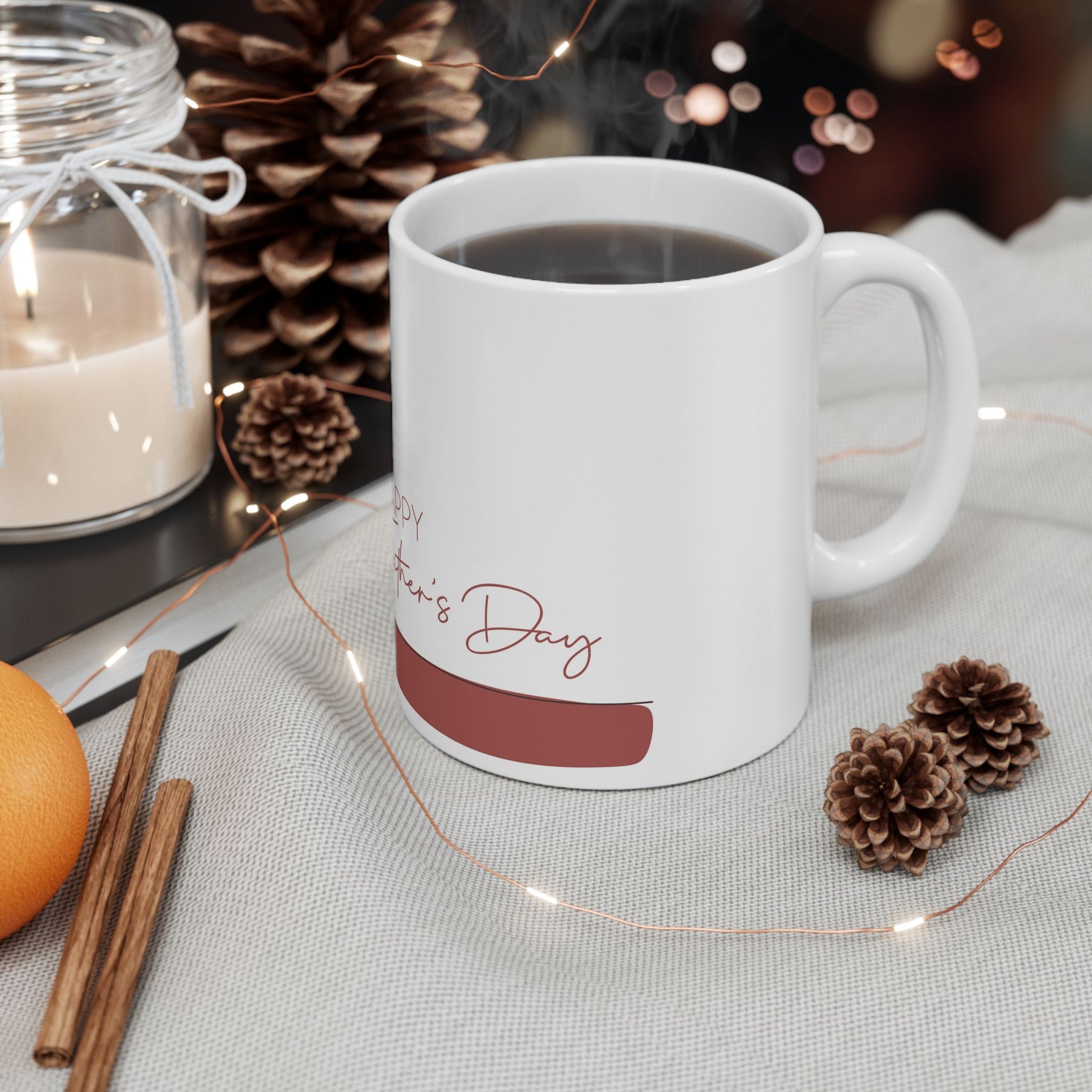 Colorful Ceramic Mug for Dad, 15oz Watercolor Gift for Father’s Day - Ira World Art LLC