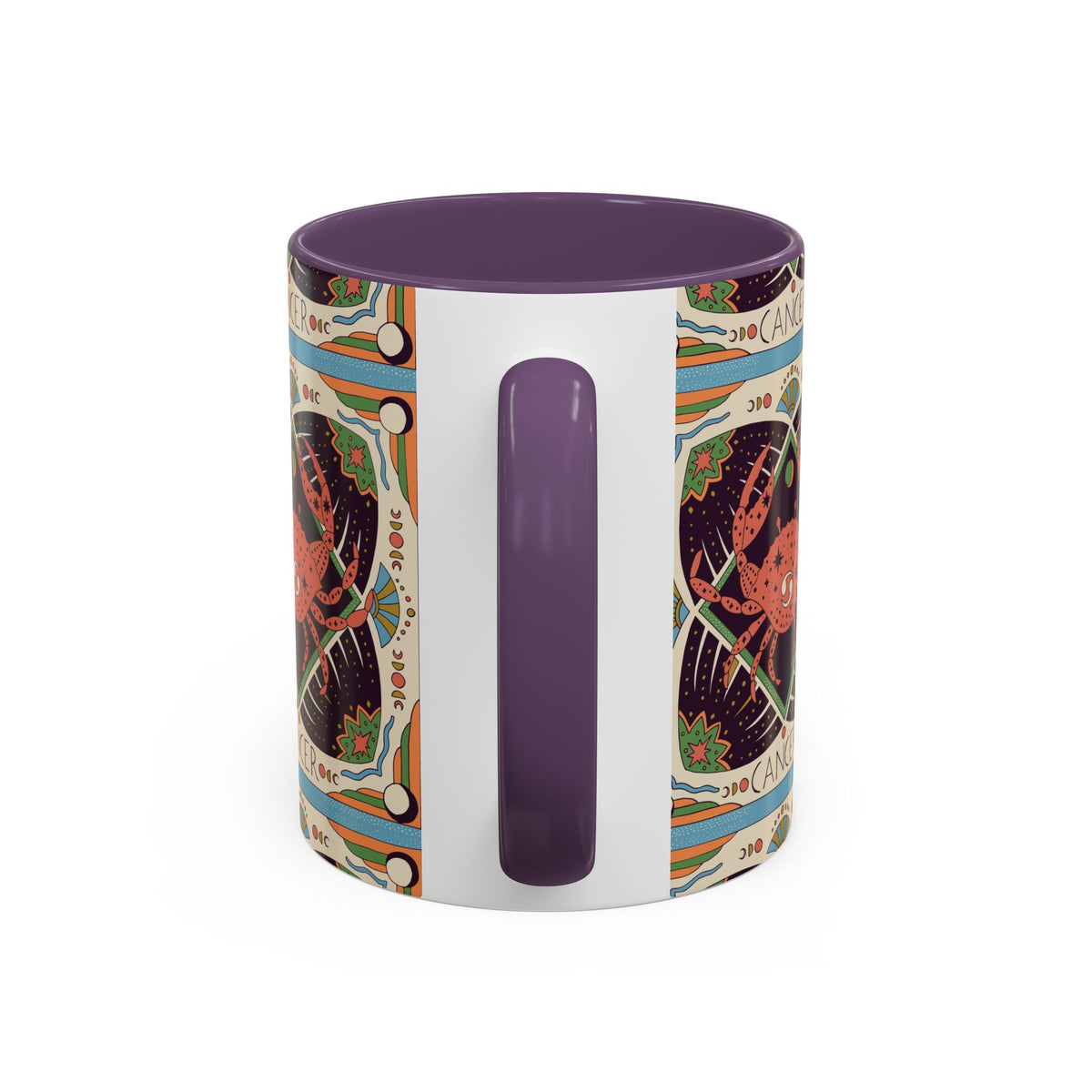 Colorful Capricorn Ceramic Mug, Custom 11oz & 15oz Zodiac Coffee Cup - Ira World Art LLC