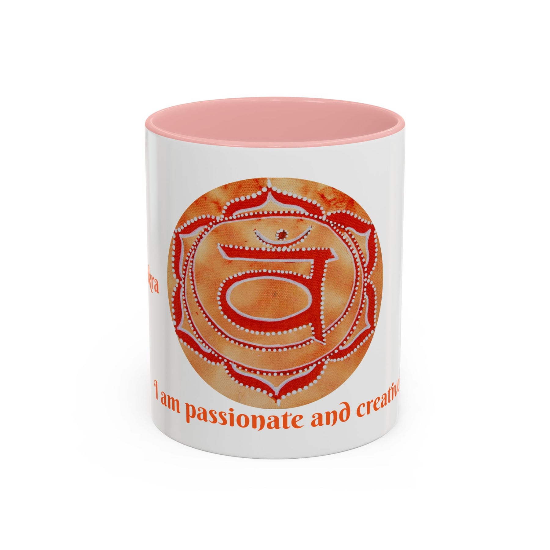 Sacral Chakra Mug for Meditation – 11oz Yoga Tea Mug with Bold Design - Ira World Art LLC
