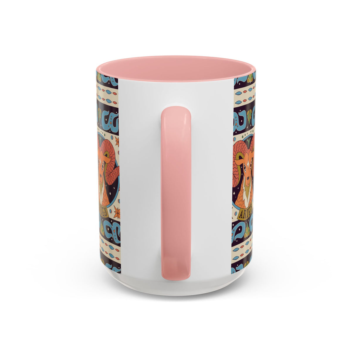 Colorful Capricorn Coffee Mug, Custom Ceramic 11oz & 15oz Zodiac Design - Ira World Art LLC