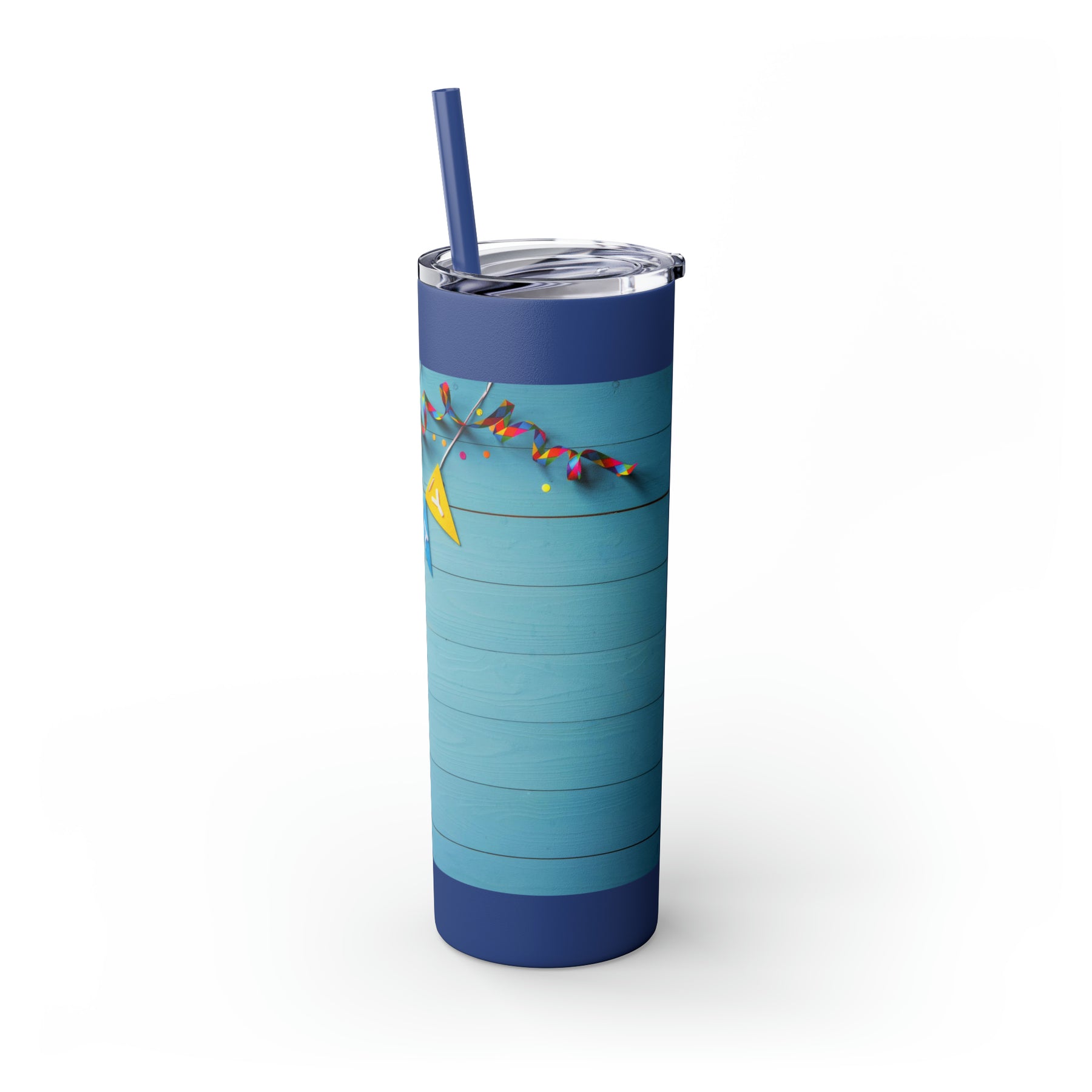 Stylish 20oz Birthday Skinny Tumbler with Straw – Celebrate in Sip-worthy Fashion! - Ira World Art LLC