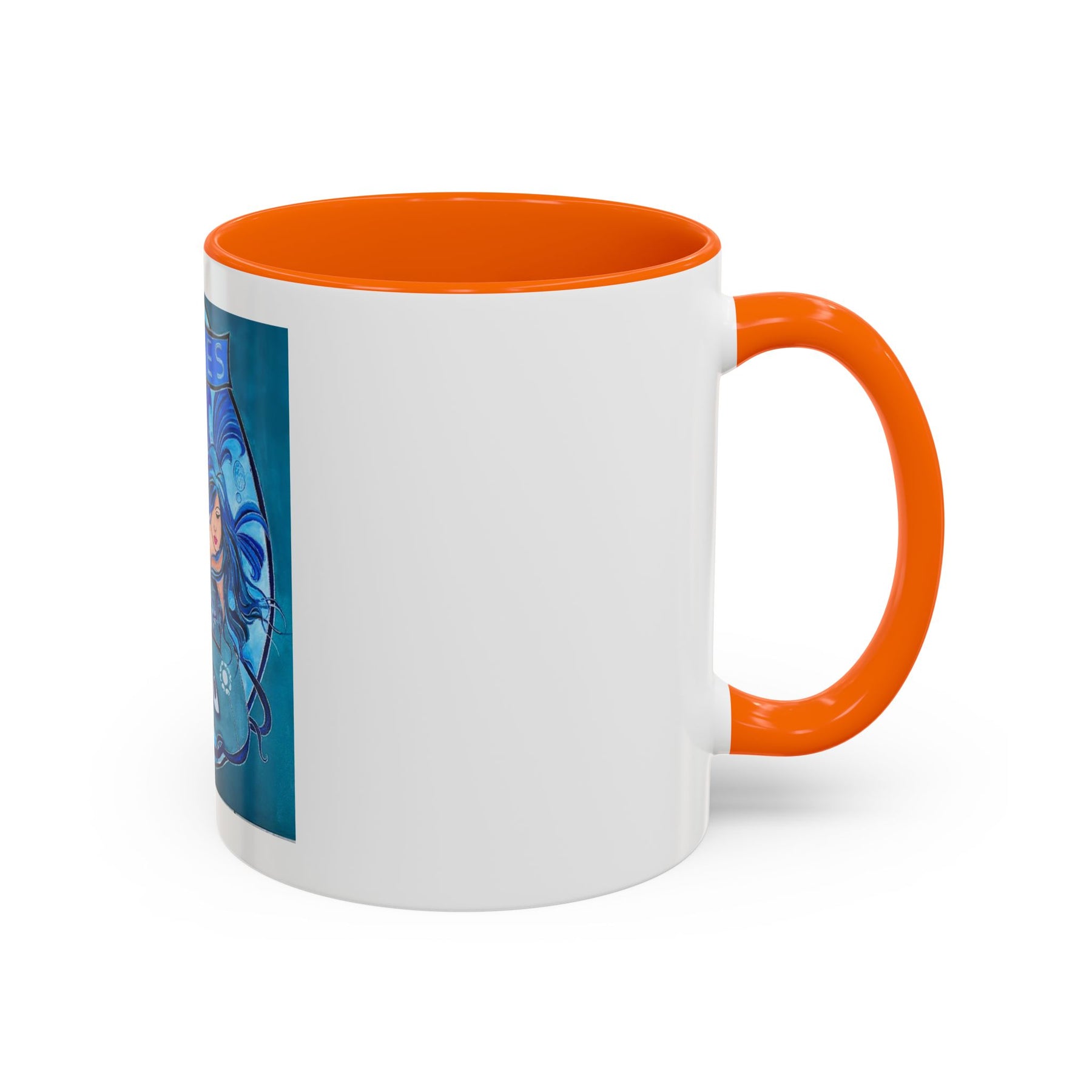 Pisces Zodiac Mug, Colorful Ceramic Fish Mug Design, Cute 11oz Cup - Ira World Art LLC