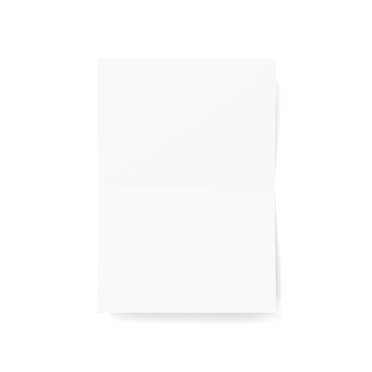 Inner Peace Greetings: Gautam Buddha Greeting Card – Share Tranquility and Enlightenments" (1, 10, 30, and 50pcs) - Ira World Art LLC