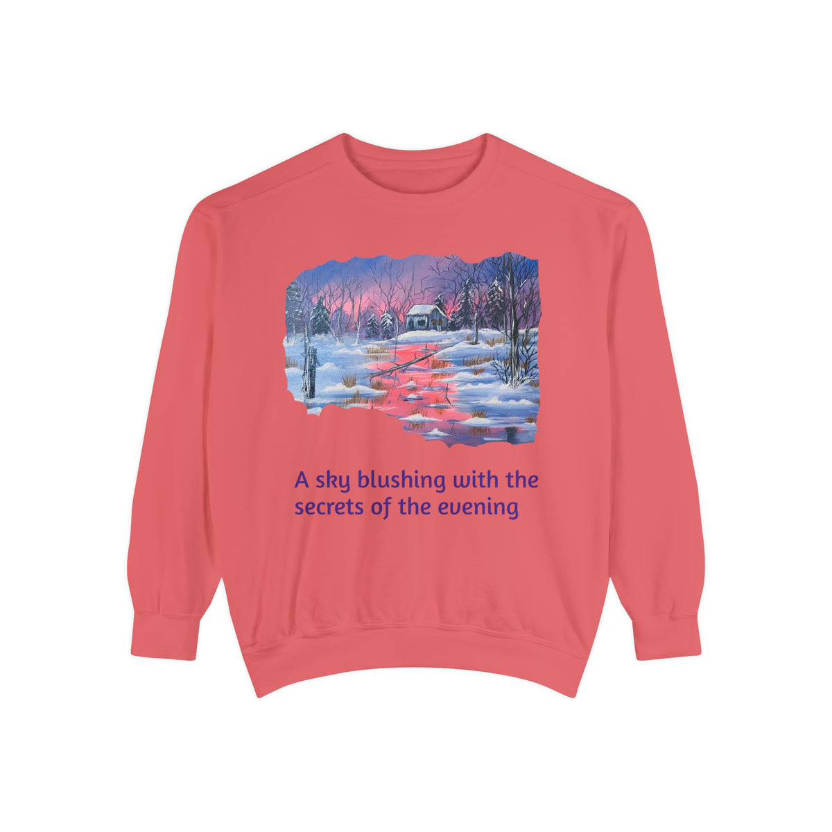 Unisex Garment-Dyed Sweatshirt - Ira World Art LLC