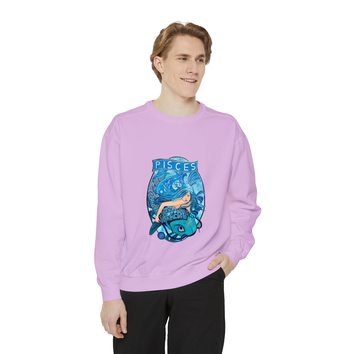 Unisex Garment-Dyed Sweatshirt - Ira World Art LLC