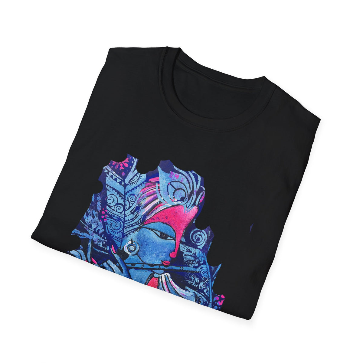 Radha Krishna Painting Print Unisex T-Shirt, Hindu Deity Tee, Spiritual Clothing, Religious Art Shirt, Festival Wear - Ira World Art LLC