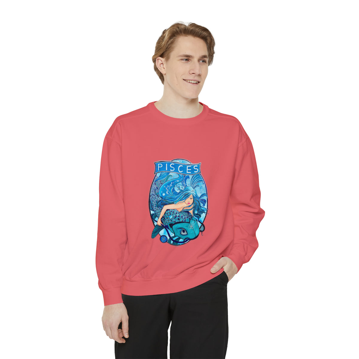 Unisex Garment-Dyed Sweatshirt - Ira World Art LLC