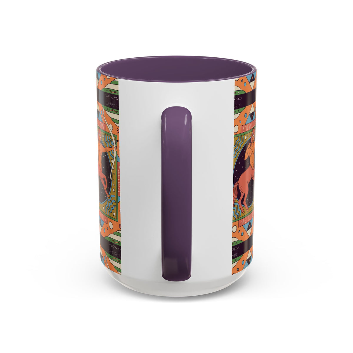 Sagittarius Custom Coffee Mug, Vibrant 11oz & 15oz Unique Printed Design - Ira World Art LLC