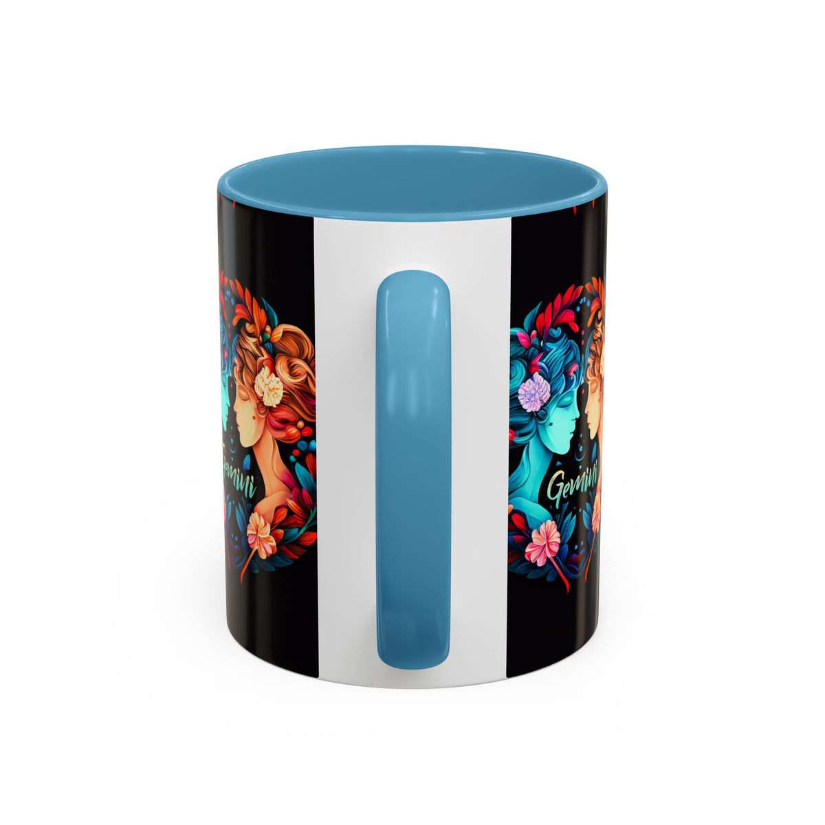 Gemini Zodiac Coffee Mug, Custom Ceramic 11oz & 15oz Colorful Design - Ira World Art LLC