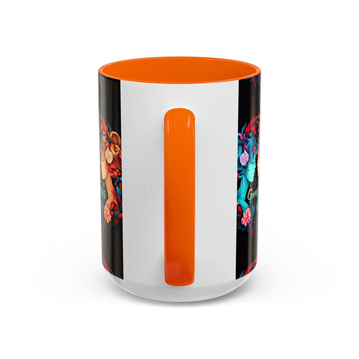 Gemini Zodiac Coffee Mug, Custom Ceramic 11oz & 15oz Colorful Design - Ira World Art LLC