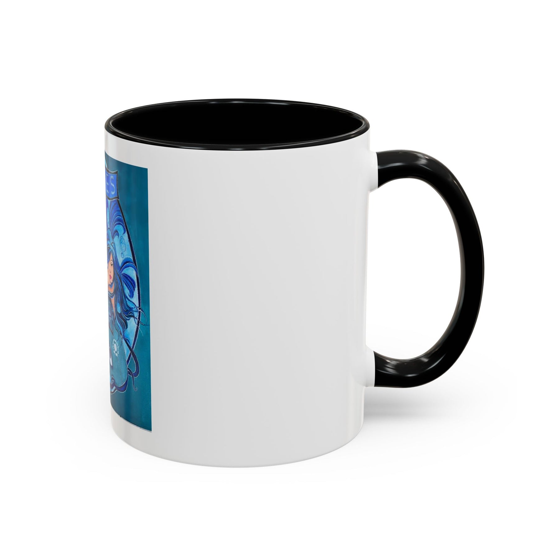 Pisces Zodiac Mug, Colorful Ceramic Fish Mug Design, Cute 11oz Cup - Ira World Art LLC